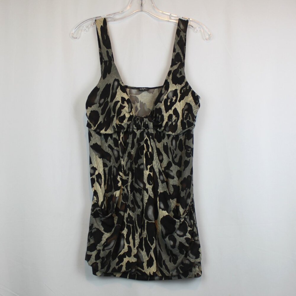 Styles Animal Print Sleeveless Top